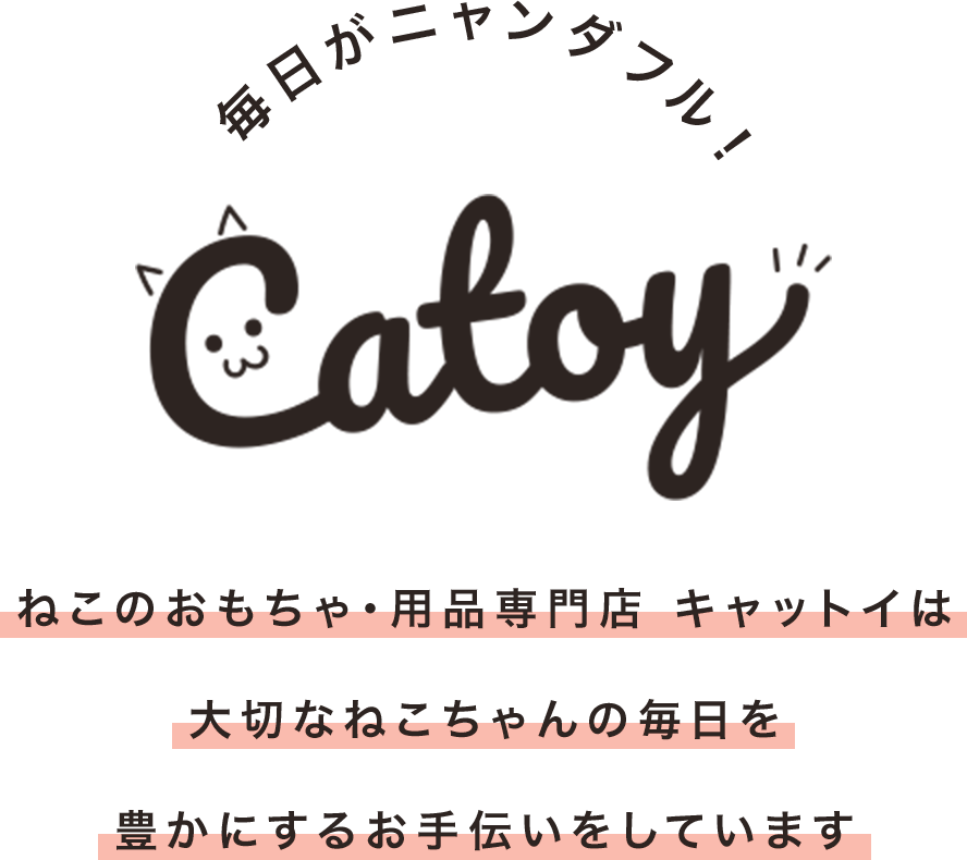 毎日がニャンダフル!Catoy猫のおもちゃ・用品専門店 キャットイは大切な猫ちゃんの毎日を豊かにするお手伝いをしています
